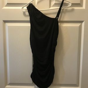 One Shoulder Top with detachable strap